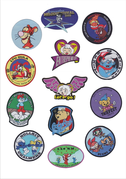 Woven Cartoon  patches 