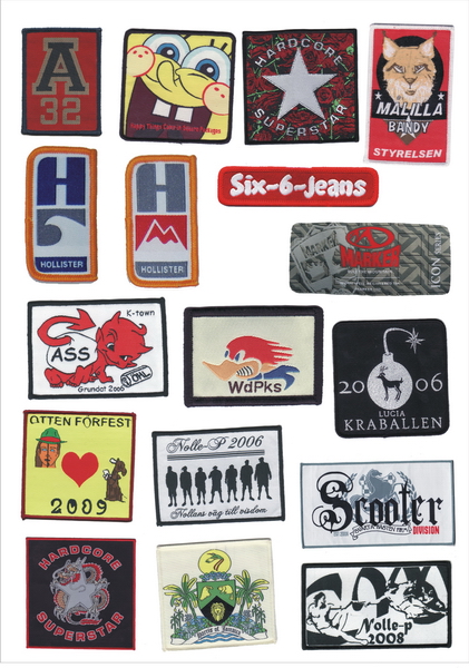 Woven club patches 2