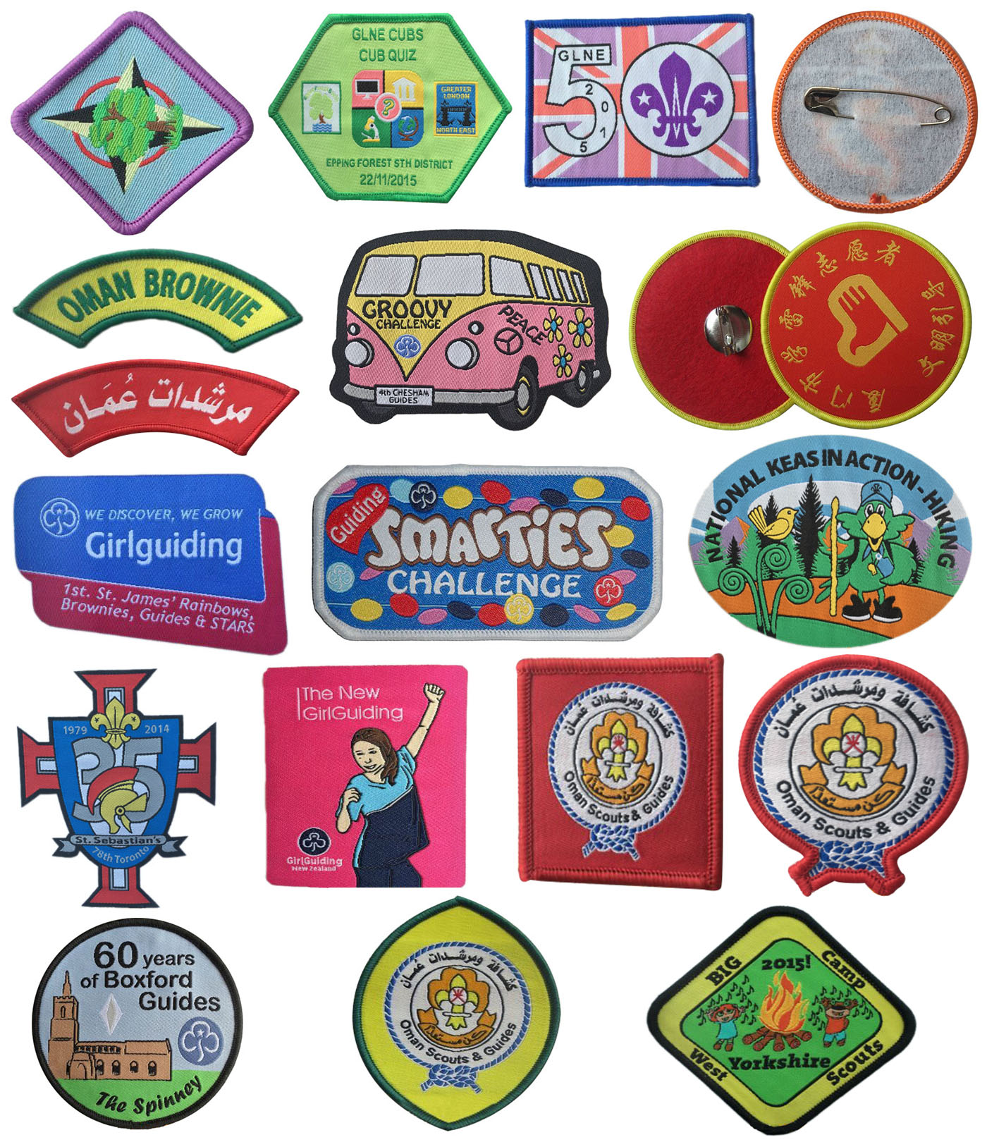 Woven scout patches 2