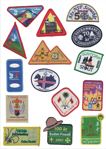 Woven scout patches 3
