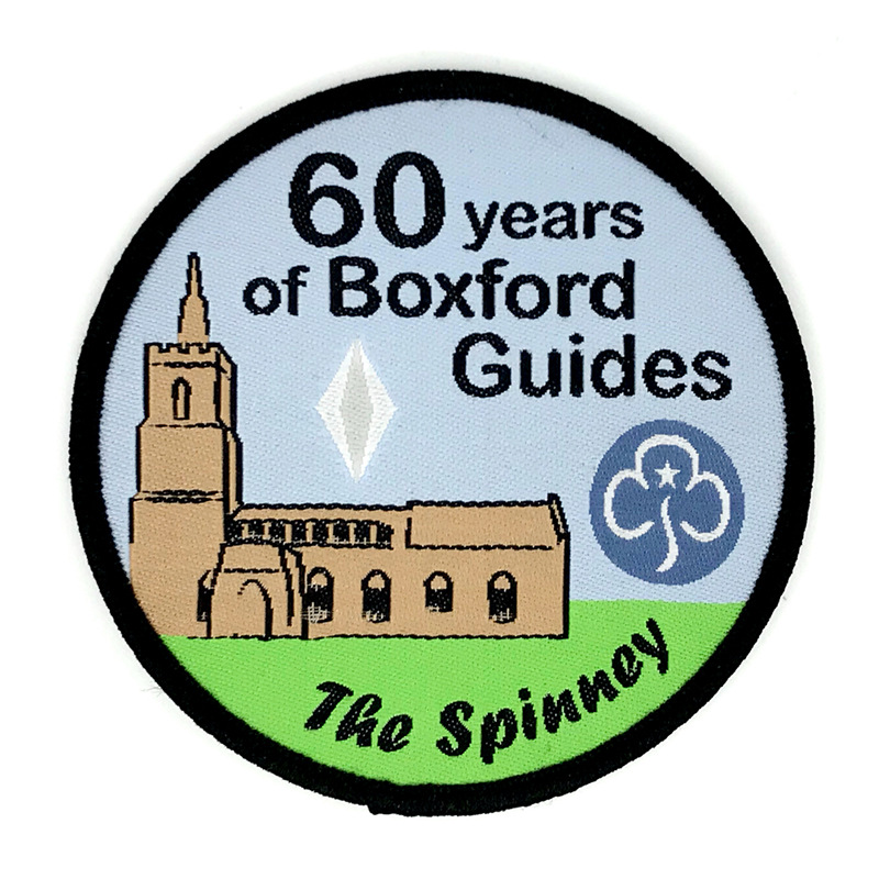 60 years 0f boxford guides scout woven patch  