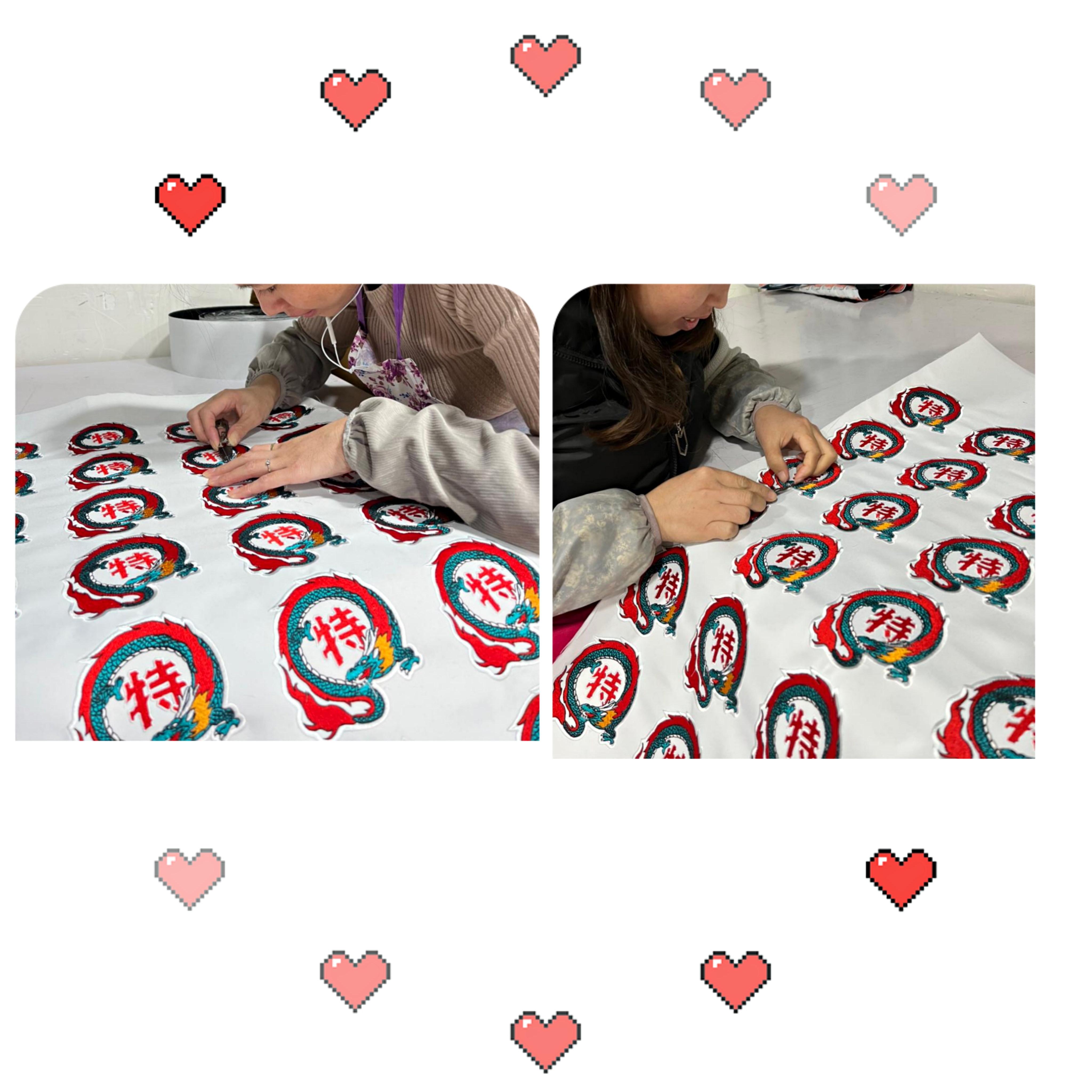 Custom embroidered patches 